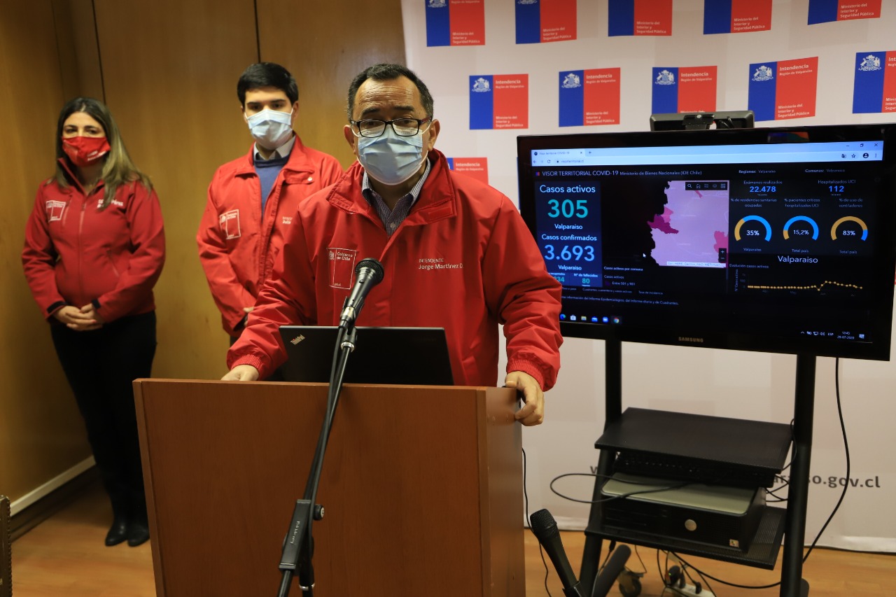 Presentan en Valparaíso visor territorial Covid19 con información